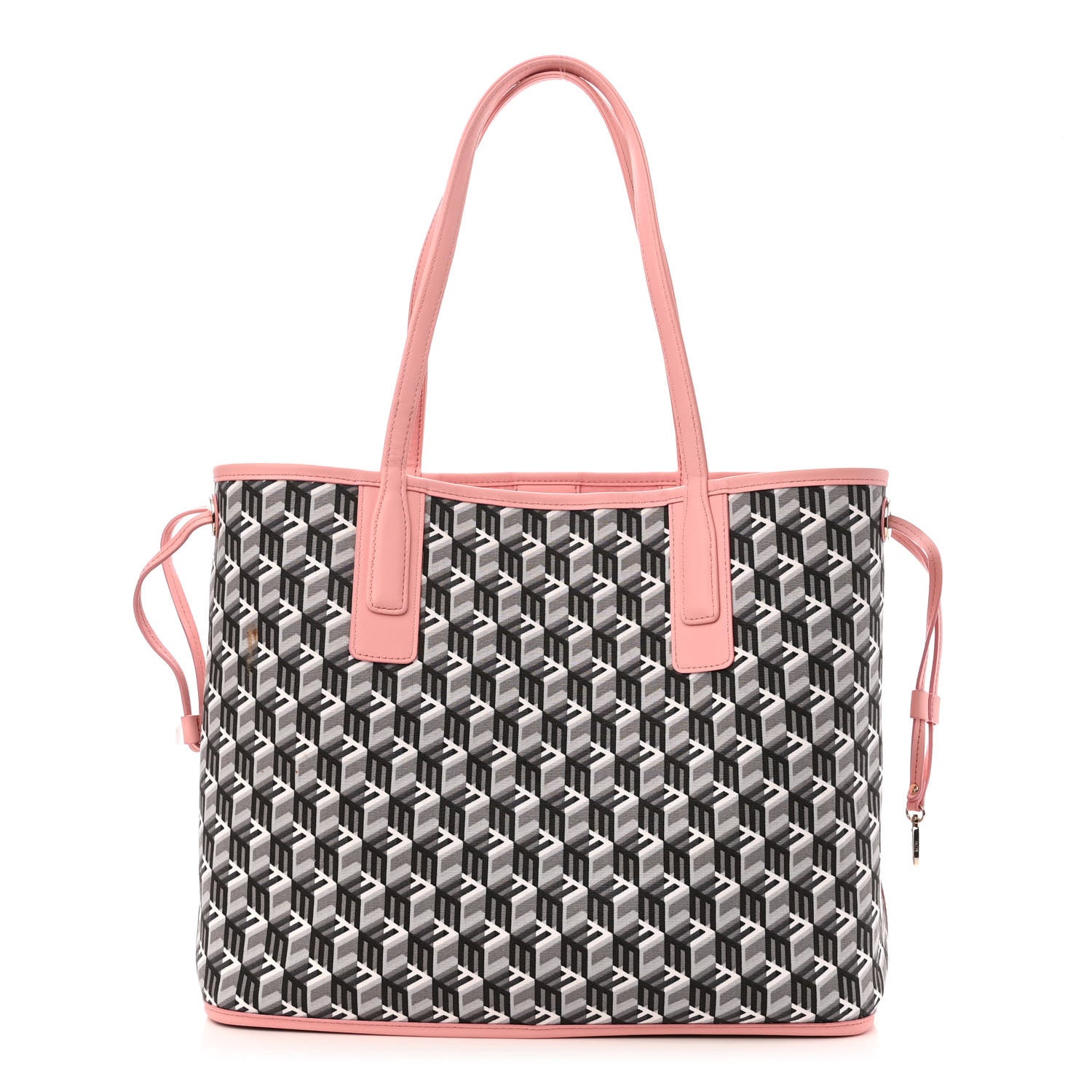 MCM Visetos Medium Liz Reversible Shopper Tote Pink 3 of 15