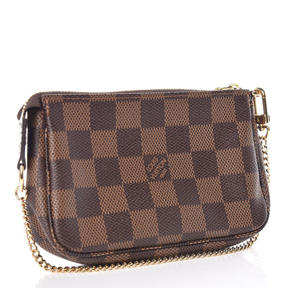 Louis Vuitton Damier Ebene Mini Pochette Accessories 3 of 9