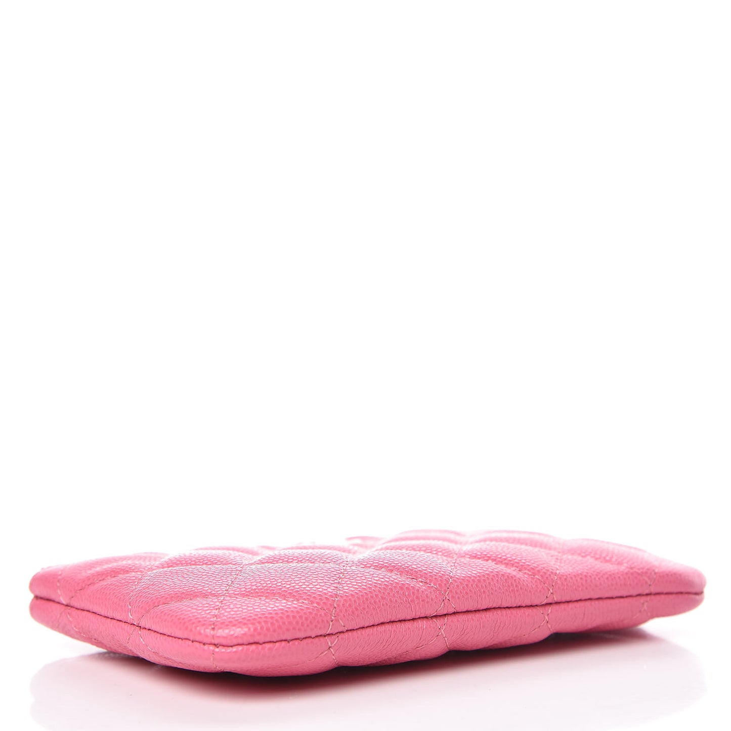 Caviar Quilted Small Cosmetic Case Pink