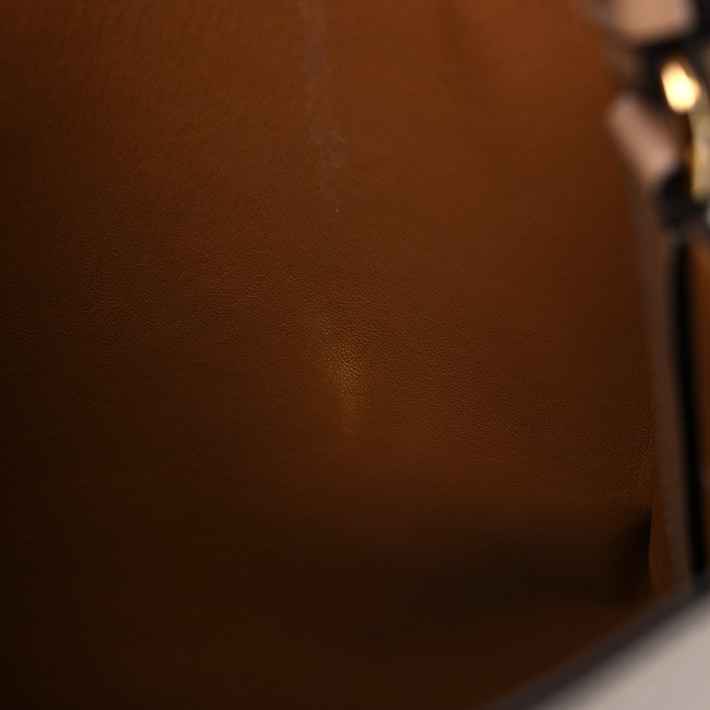 Calfskin Small Peggy Bucket Bag Cream