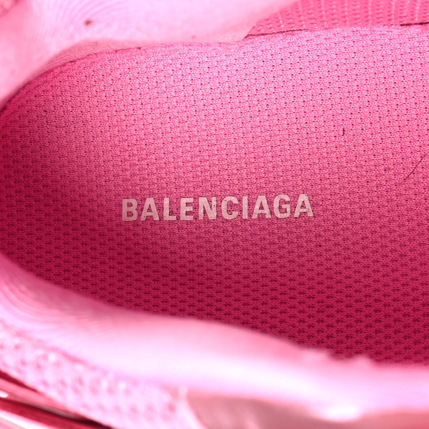 Mesh Nylon Womens Track Sneakers 37 Pink