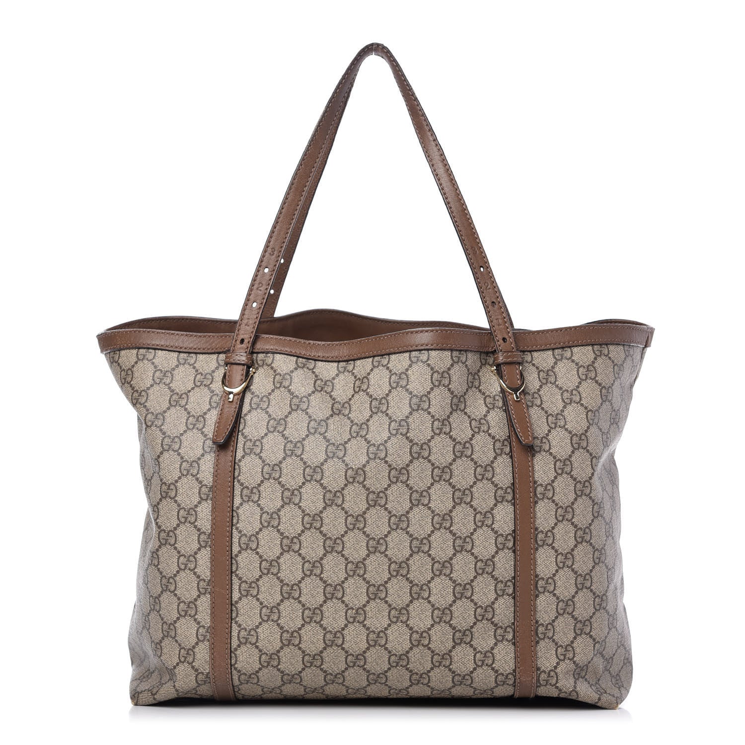 Gucci GG Supreme Monogram Medium Nice Tote Brown 1 of 17