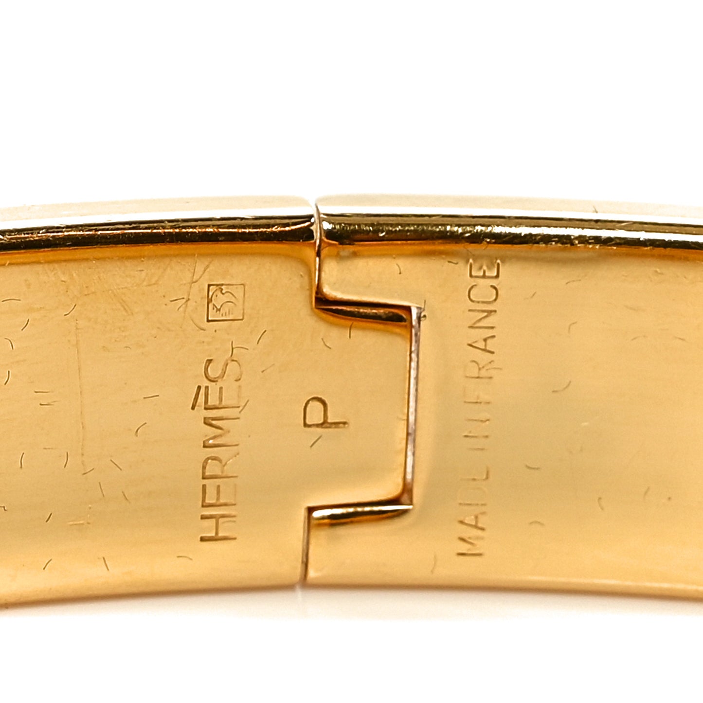 Enamel Narrow Clic Clac H Bracelet PM Black
