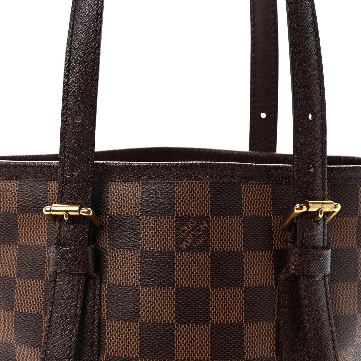Louis Vuitton Damier Ebene Marais Bucket 23 7 of 9