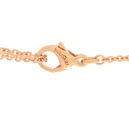 Bulgari 18K Rose Gold Diamond White Ceramic B.Zero1 Necklace 5 of 7