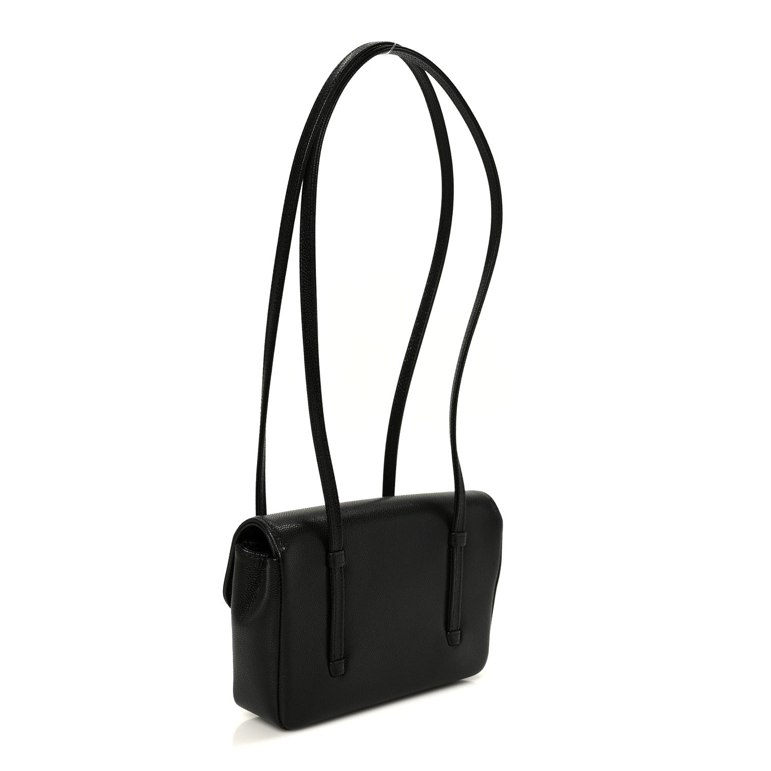 Chanel Shiny Caviar Mini Preppy Coco Shoulder Bag Black 3 of 11