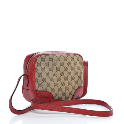 Gucci Monogram Mini Bree Messenger Bag Red 3 of 9