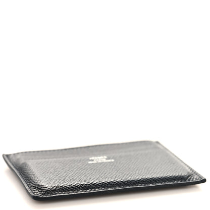 Hermes Epsom Citizen Twill Card Case Black 4 of 8