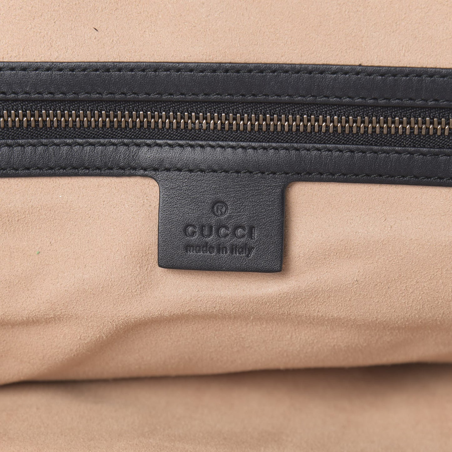 Suede Patent Ophidia Large Re(Belle) Top Handle Bag Blue Black