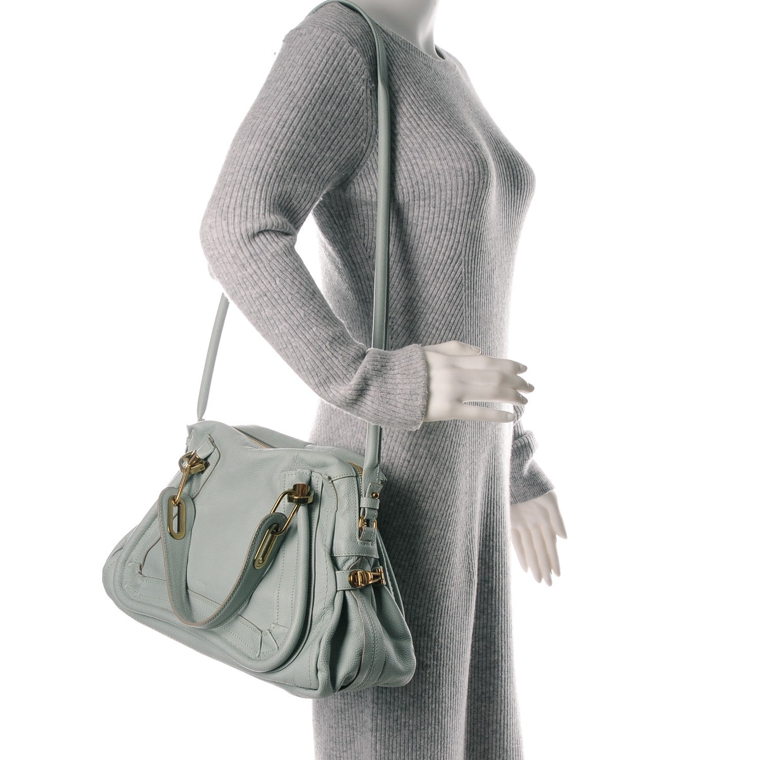 Chloe Calfskin Medium Paraty Atoll Blue 2 of 8