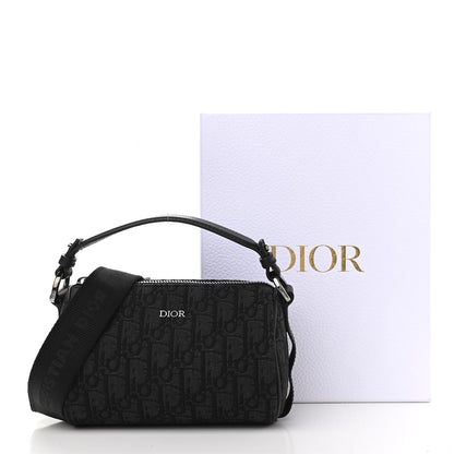 Christian Dior Oblique Mini Roller Messenger Bag Black 10 of 10