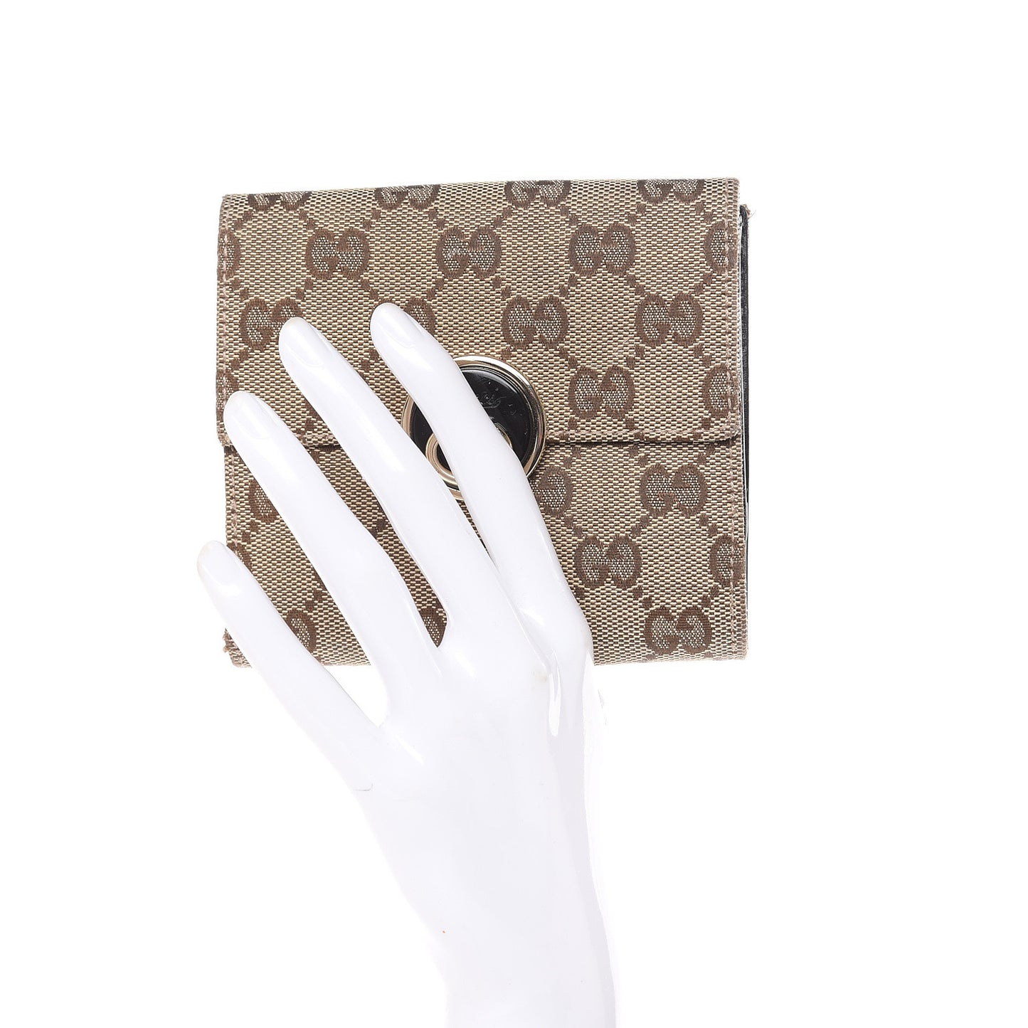 Monogram French Flap Wallet Dark Brown