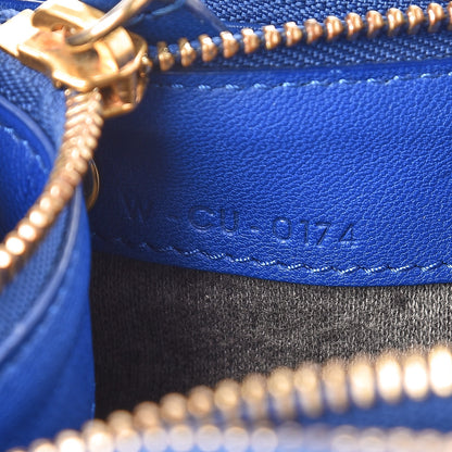 Celine Lambskin Small Trio Crossbody Bag Indigo 6 of 11