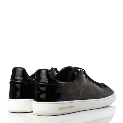 Louis Vuitton Patent Monogram Frontrow Sneakers 38 4 of 9