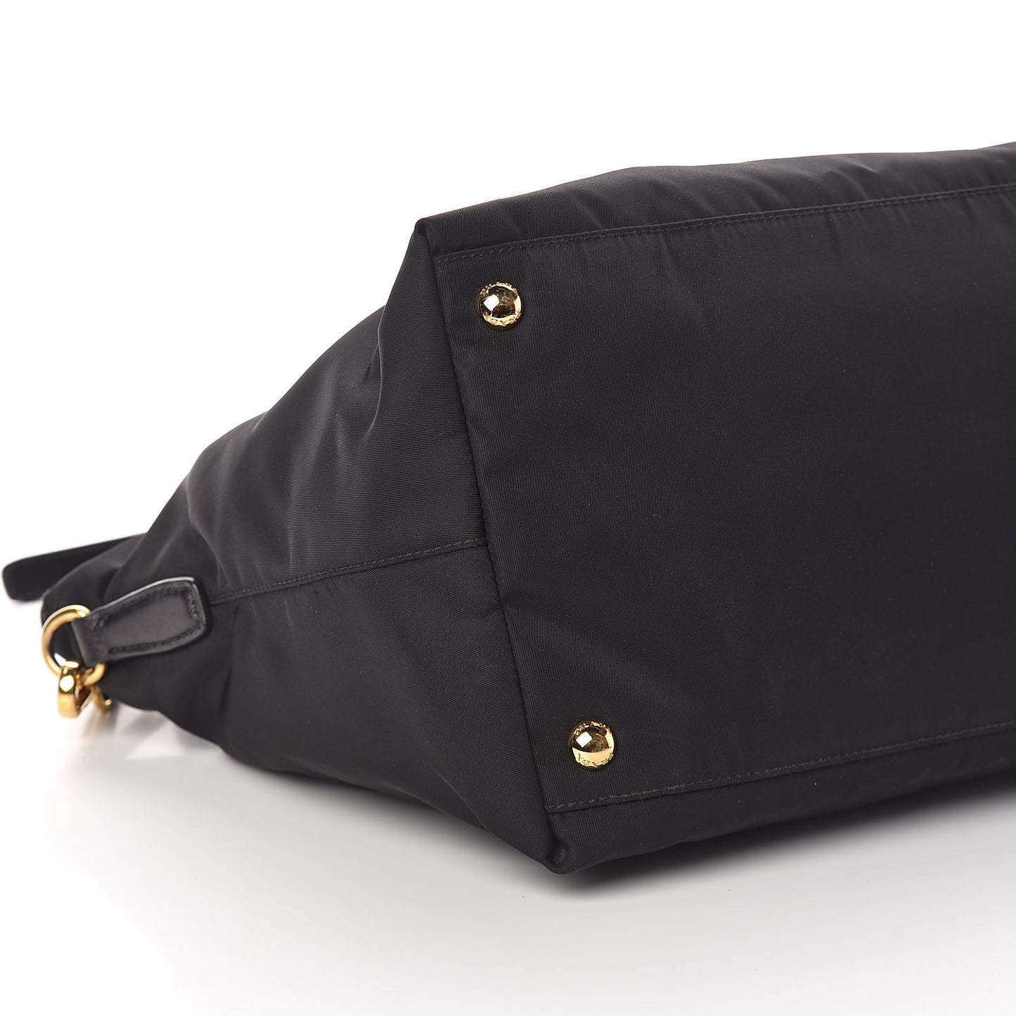 Tessuto Nylon Saffiano Tote Black