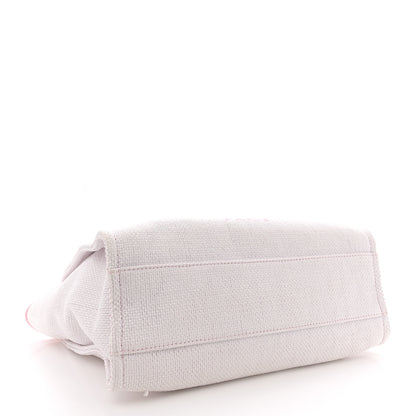 Chanel Woven Straw Raffia Small Deauville Tote Pink 4 of 12