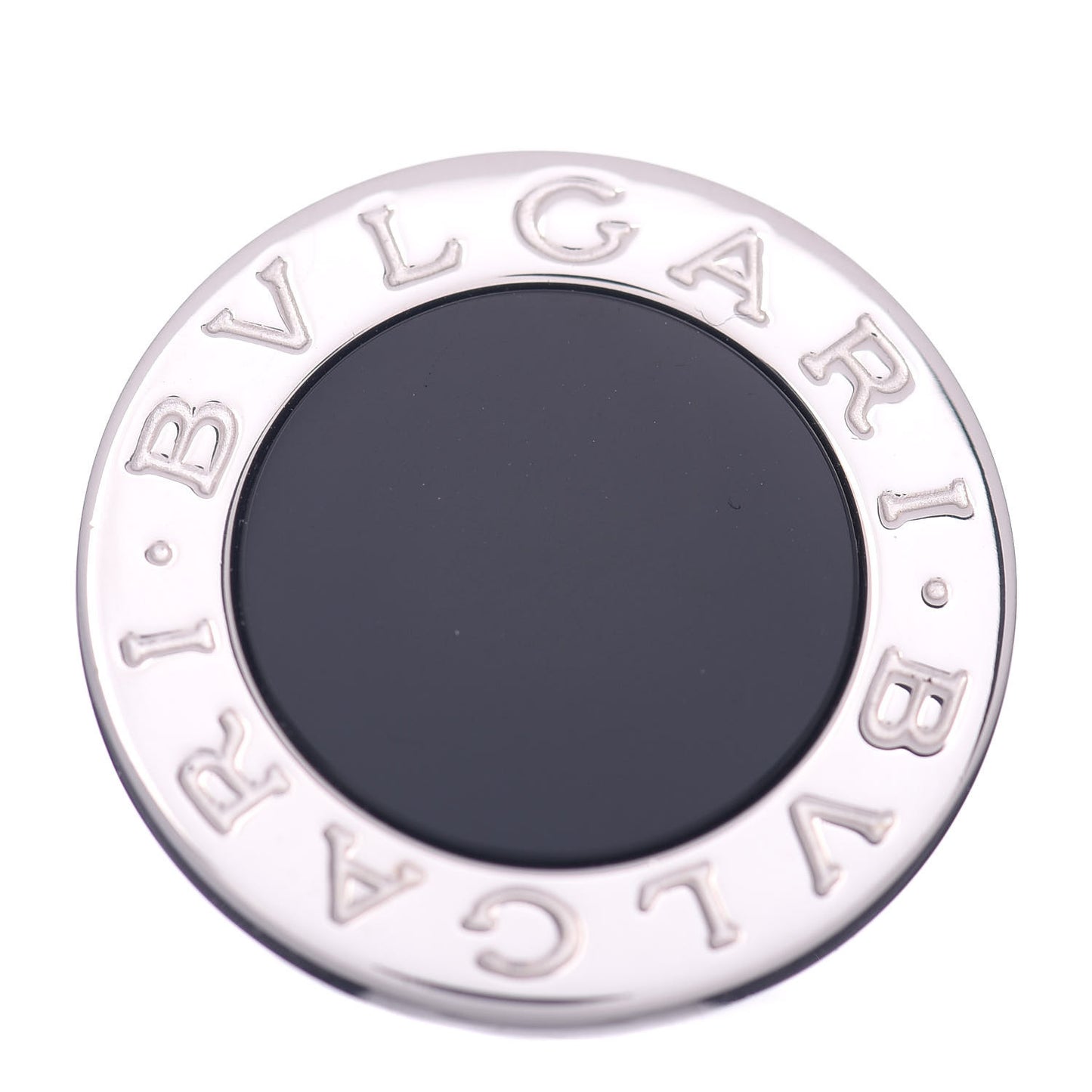 18K White Gold Black Onyx Bvlgari Bvlgari Ring 52 6