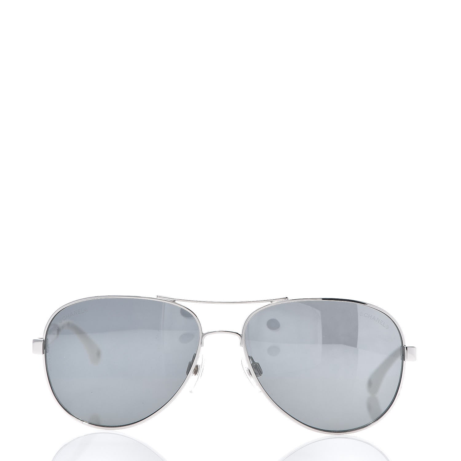 Chanel Aviator Sunglasses 4179 White 2 of 9