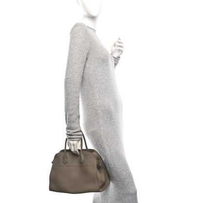 The Row Matte Grained Calfskin Soft Margaux 12 Smoked Taupe 2 of 9