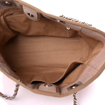 Chanel Canvas Small Deauville Tote Beige 4 of 16