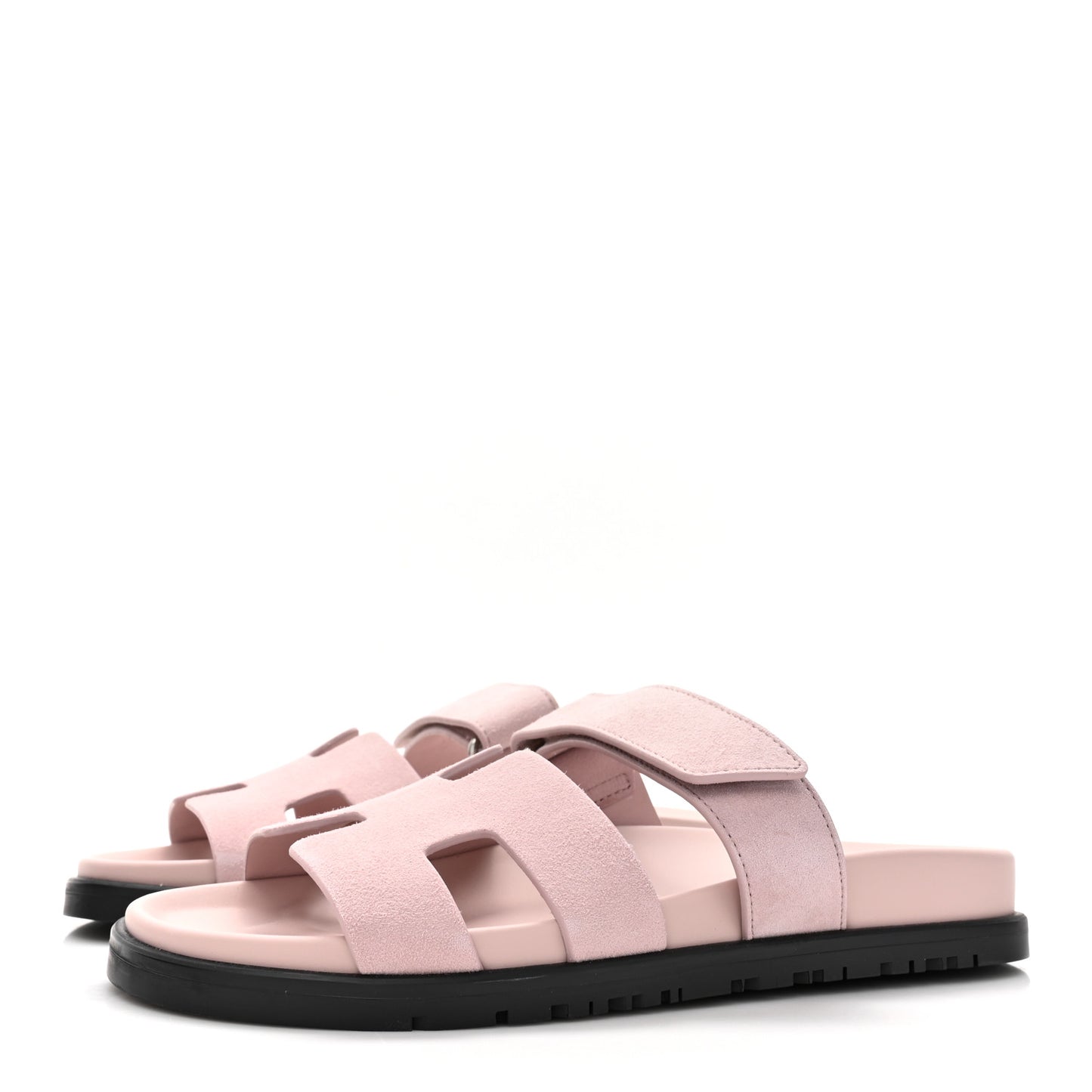 Suede Goatskin Womens Chypre Sandals 36 Rose Porcelaine