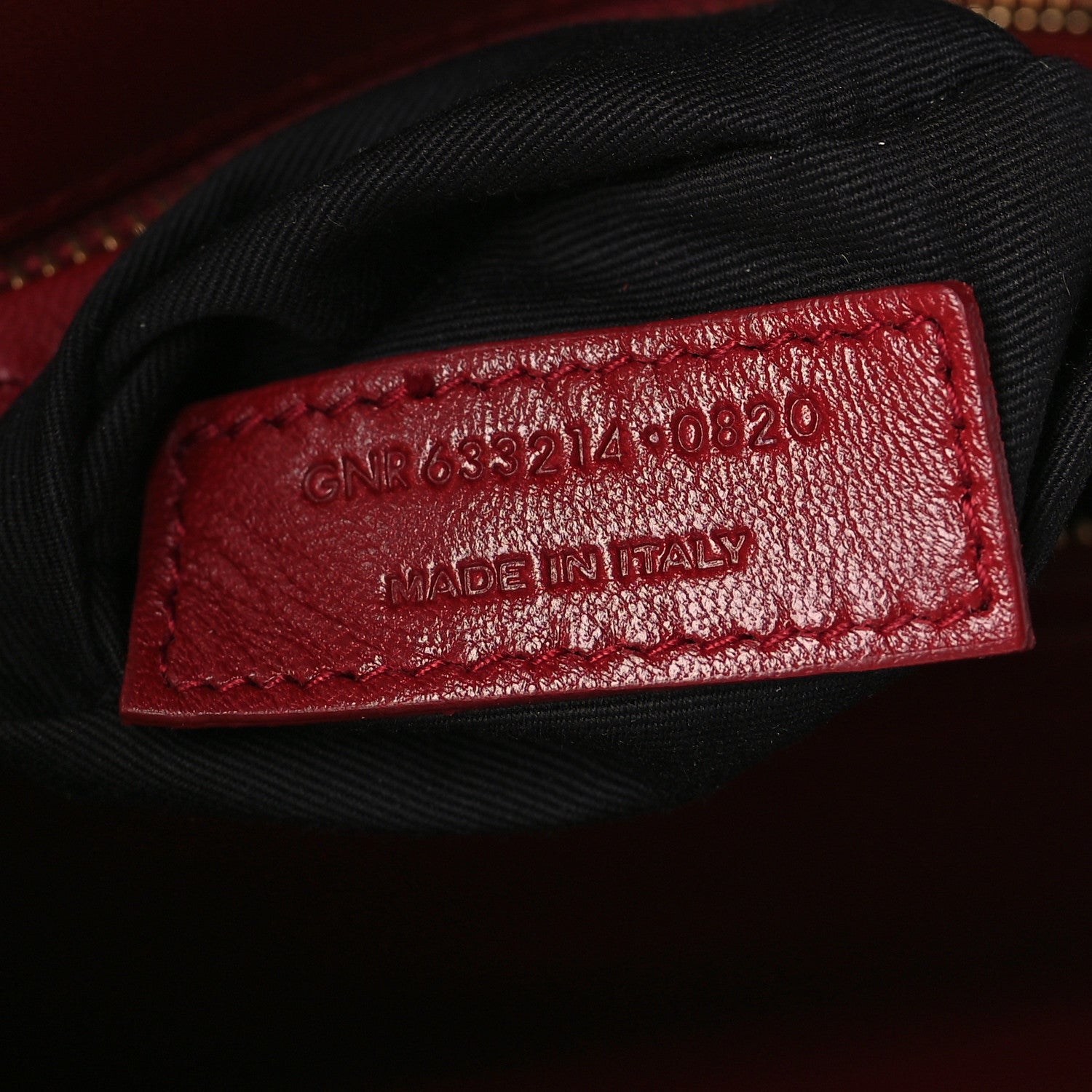 Saint Laurent Smooth Calfskin Carre Satchel Opyum Red 7 of 11