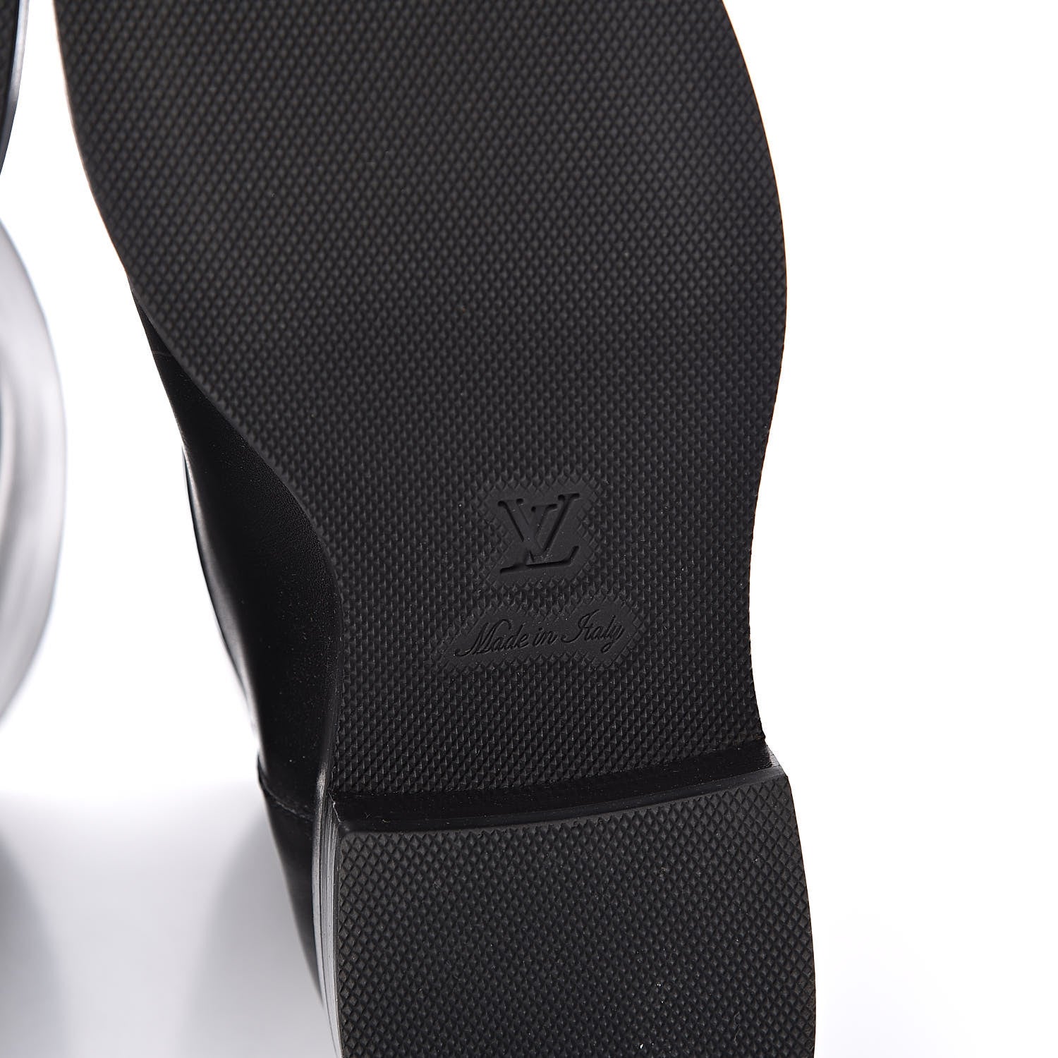 Louis Vuitton Calfskin Overdrive Flat Half Boots 37 Black 6 of 8