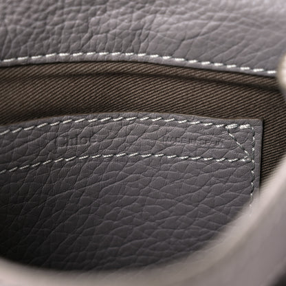 Chloe Calfskin Mini Marcie Round Crossbody Bag Cashmere Grey 6 of 17