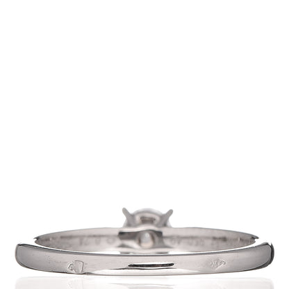Cartier Platinum Diamond .24ct Solitaire Engagement Ring 49 4.75 4 of 7