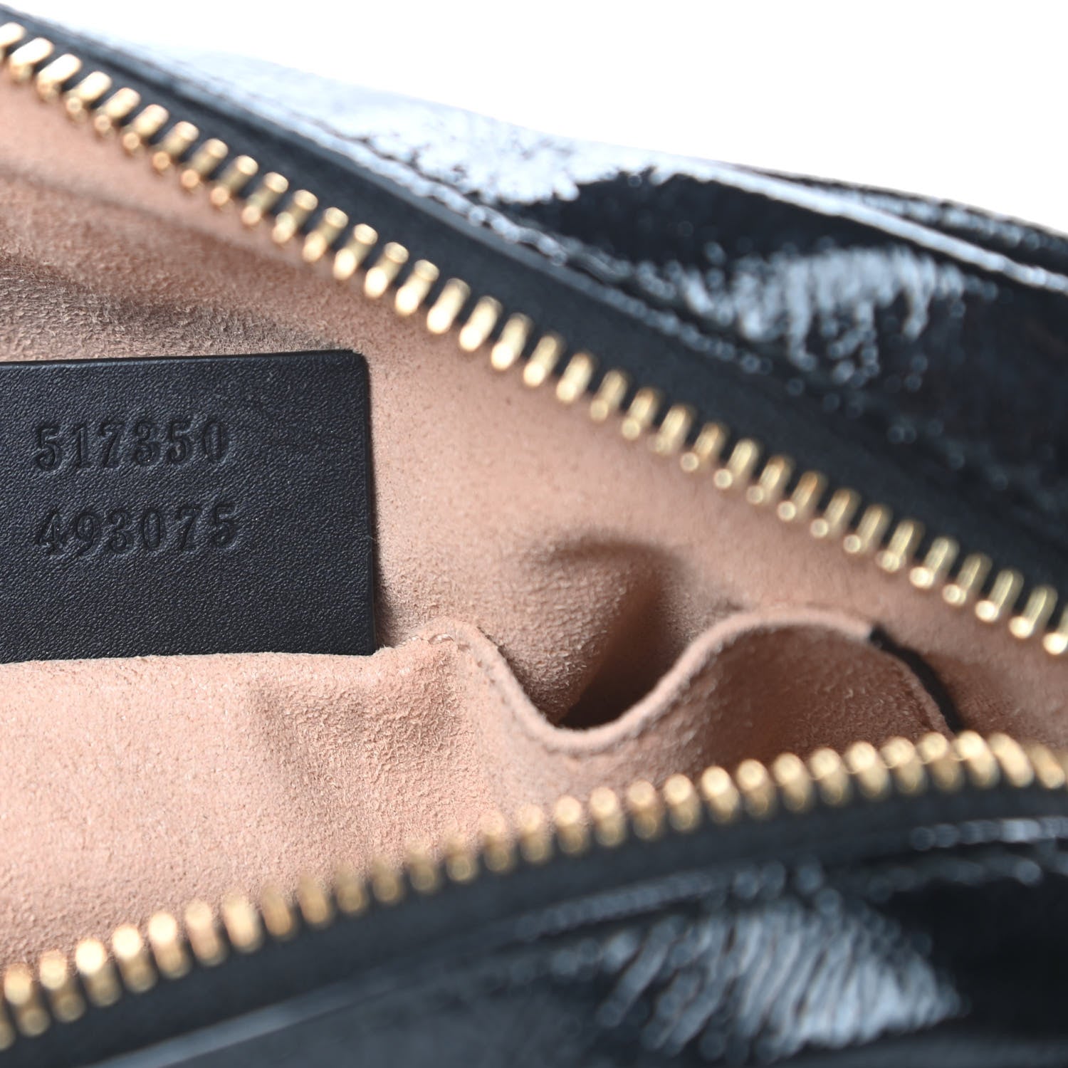 Gucci Suede Patent Web Mini Ophidia Shoulder Bag Nocciola Black 7 of 15