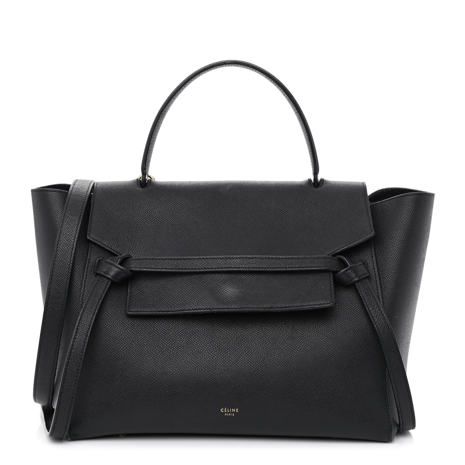 Celine Grained Calfskin Mini Belt Bag Black 1 of 15