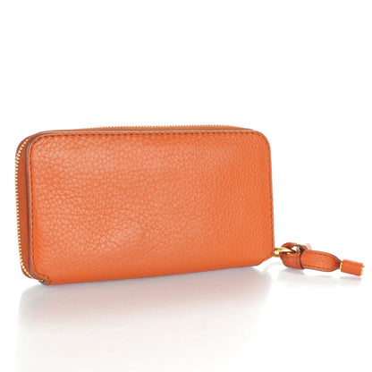 Chloe Grained Calfskin Marcie Long Zip Around Wallet Tan 4 of 8