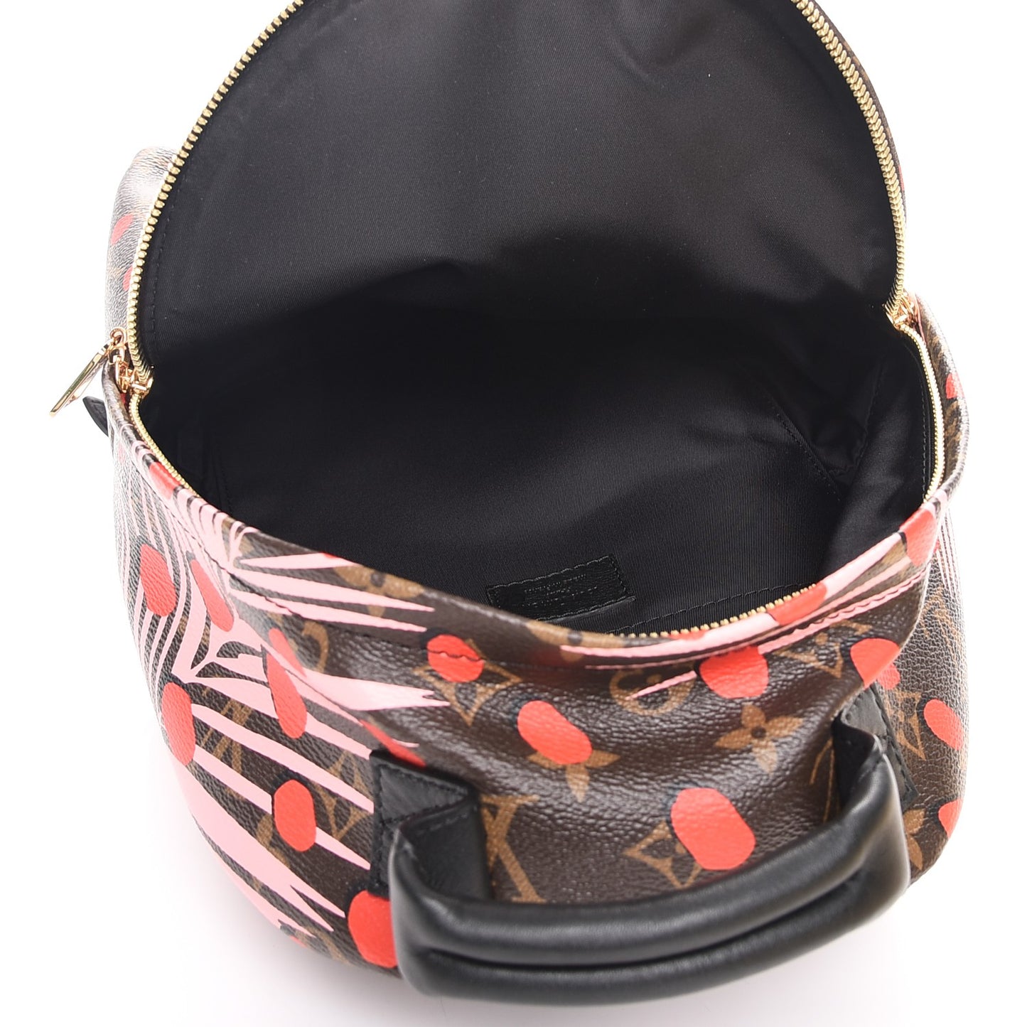 Monogram Jungle Dots Palm Springs Backpack PM Sugar Pink Poppy