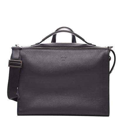 Fendi Vitello Dolce Lui Urban Briefcase Blue Notte 1 of 12