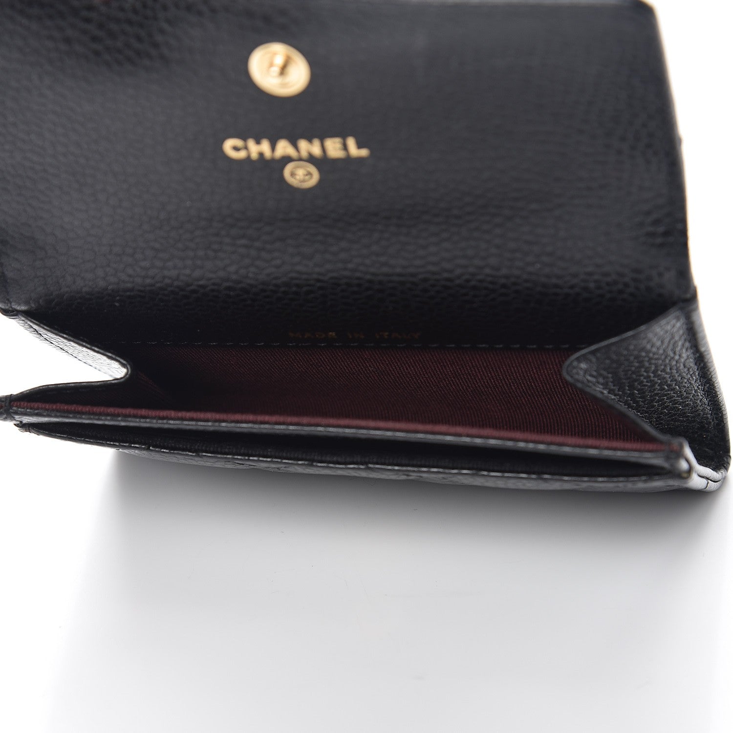 Chanel Caviar Quilted Flap Card Holder Black 5 of 14