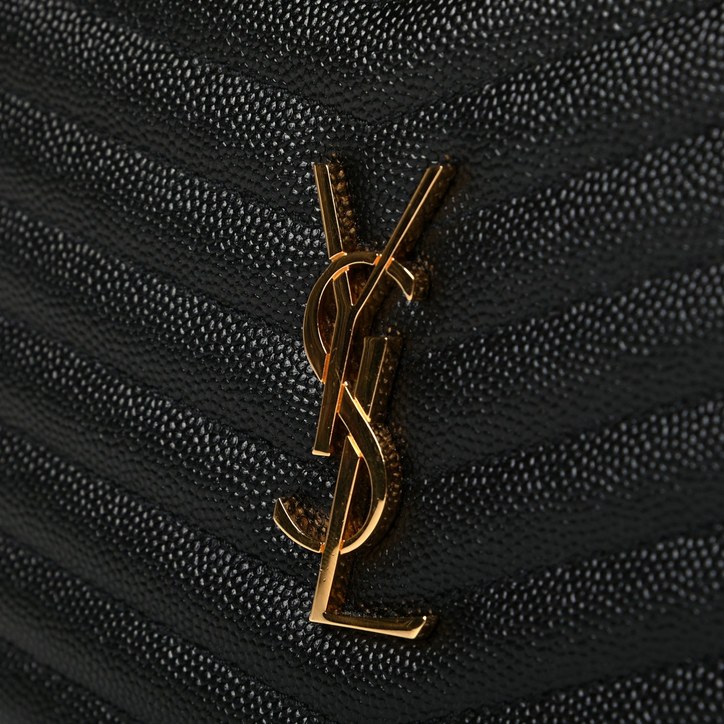 Grain De Poudre Matelasse Monogram Mini Lou Camera Bag Black