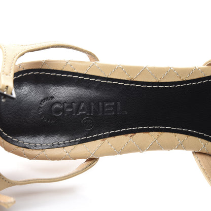 Chanel Lambskin Cap Toe CC Pumps 38.5 Black Beige 7 of 10