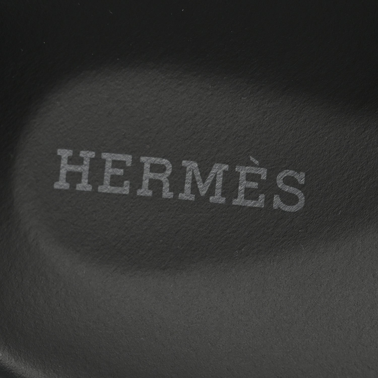 Hermes Calfskin Womens Chypre Sandals 37.5 Black 7 of 9