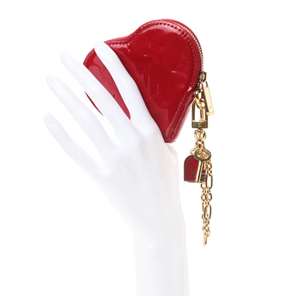 Louis Vuitton Vernis Coeur Heart Coin Purse Pomme D'Amour 2 of 7