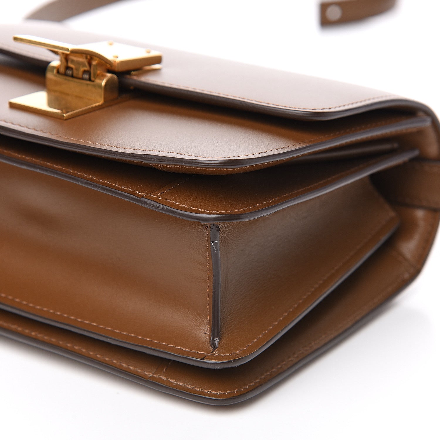 Celine Smooth Calfskin Small Classic Box Flap Bag Camel 8 of 8