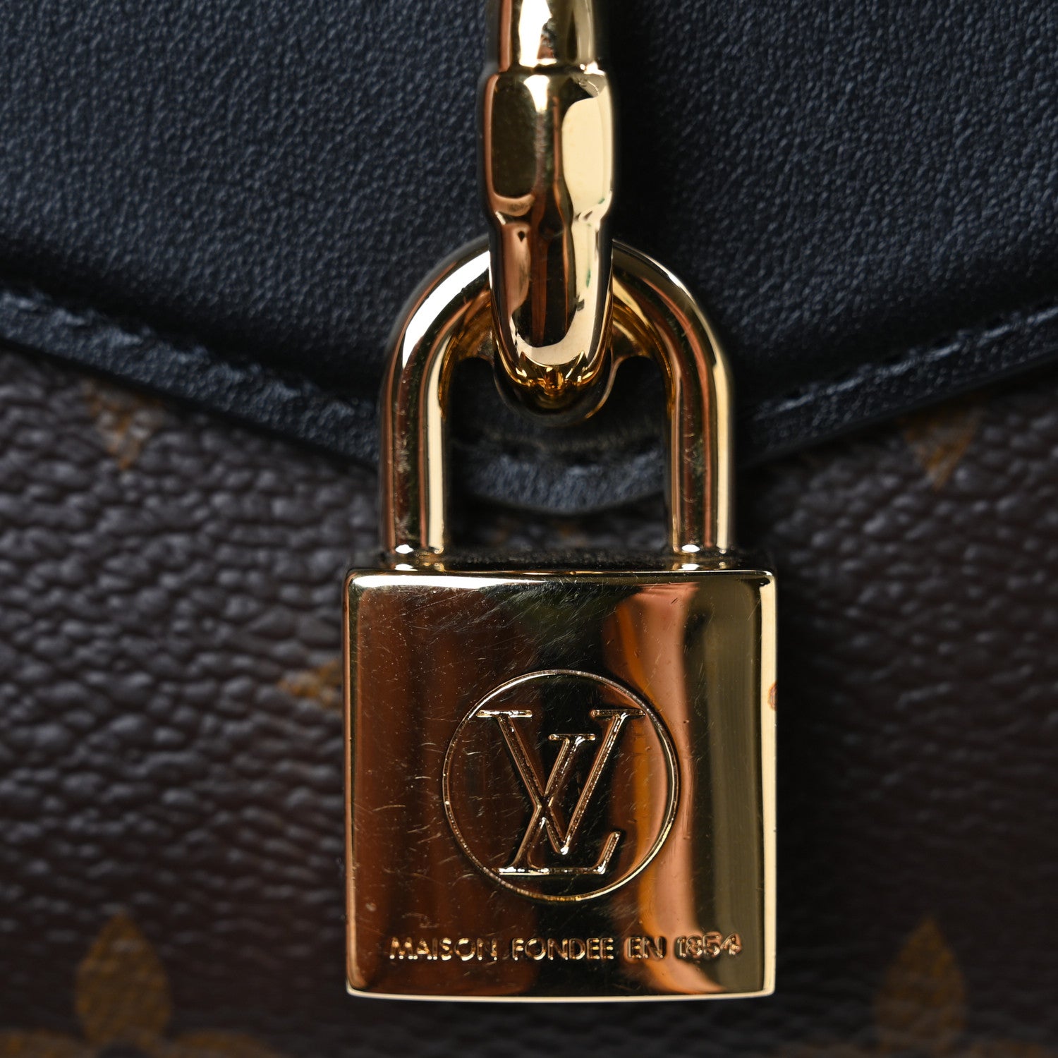 Louis Vuitton Monogram Padlock On Strap Black 11 of 11