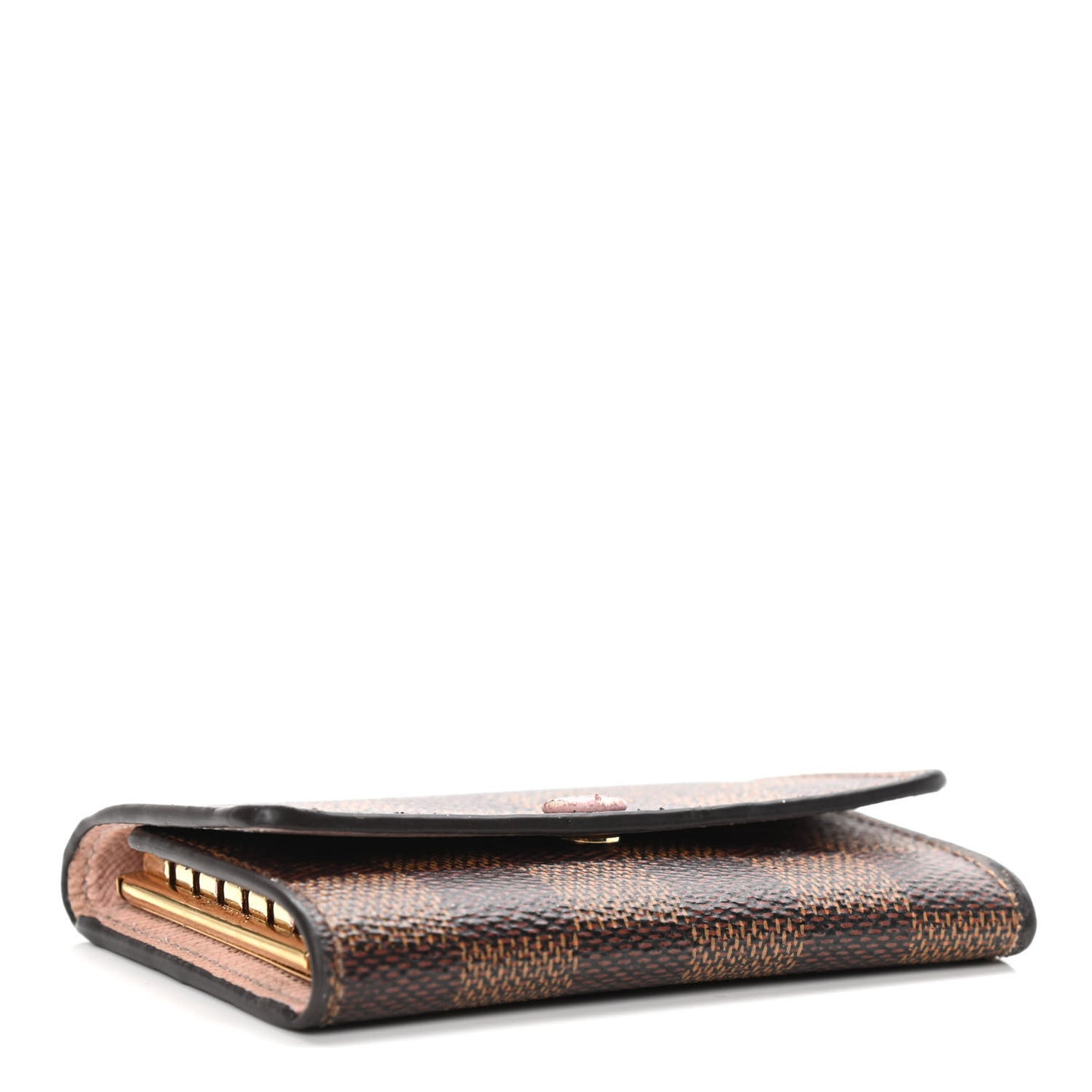 Damier Ebene Multicles 6 Key Holder Rose Ballerine