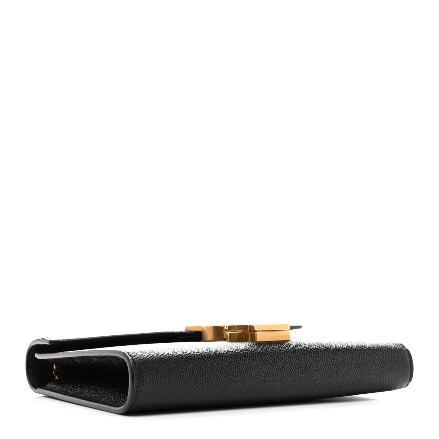 Grain De Poudre Monogram Cassandra Chain Wallet Black