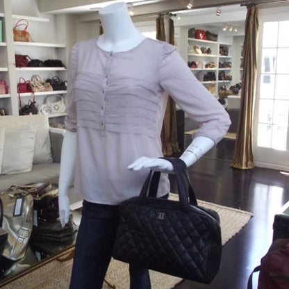 Chanel Caviar Quilted Bowler Tote 2 of 12