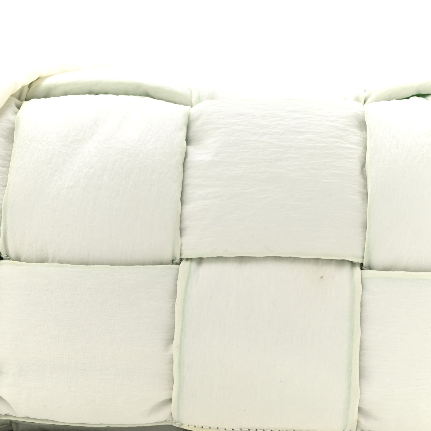 Bottega Veneta Nylon Intrecciato Padded Tech Mini Cassette Belt Bag White 8 of 15