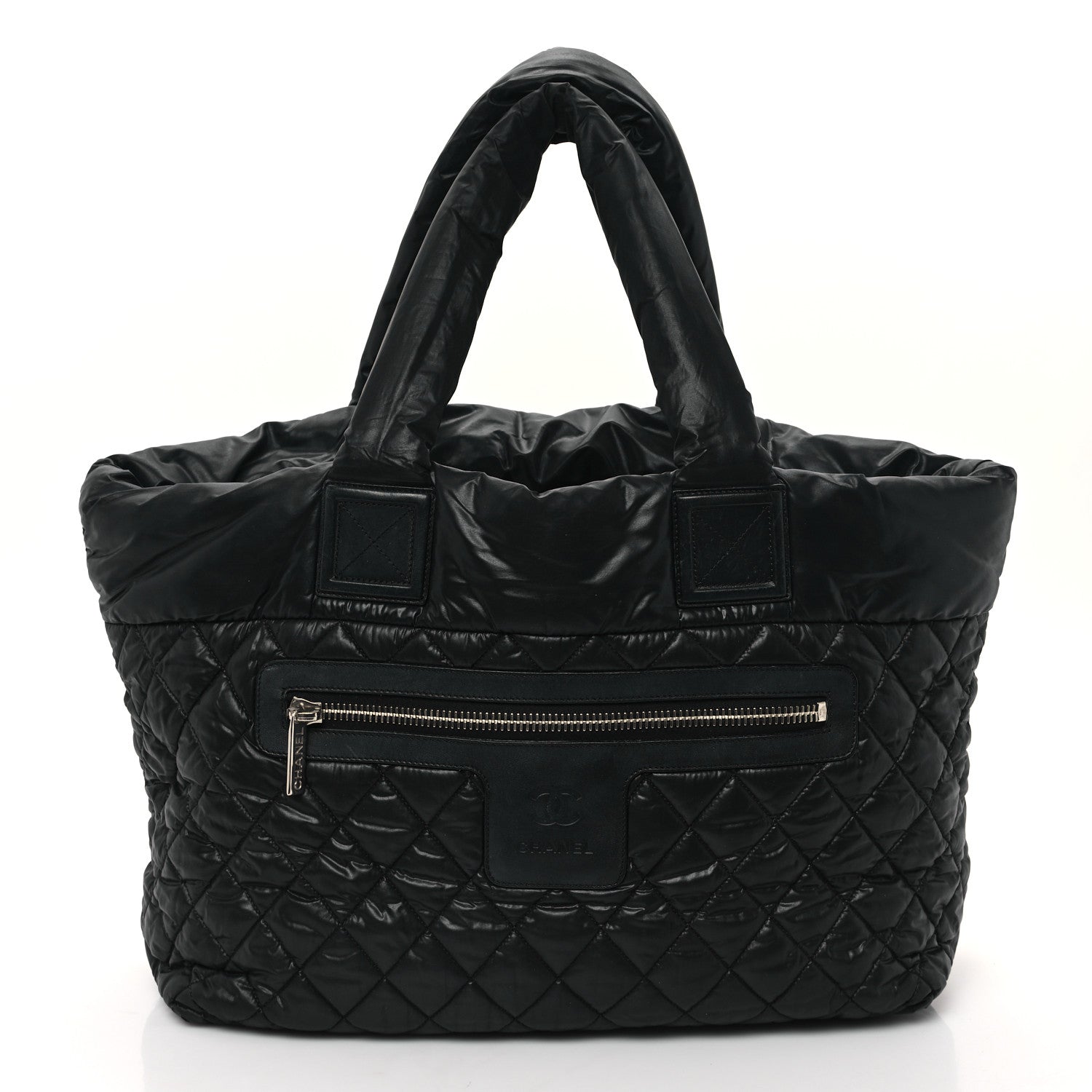 Chanel Nylon Quilted Large Coco Cocoon Tote Black 1 of 14