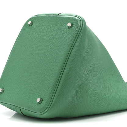 Hermes Taurillon Clemence Picotin Lock 22 MM Menthe 10 of 11