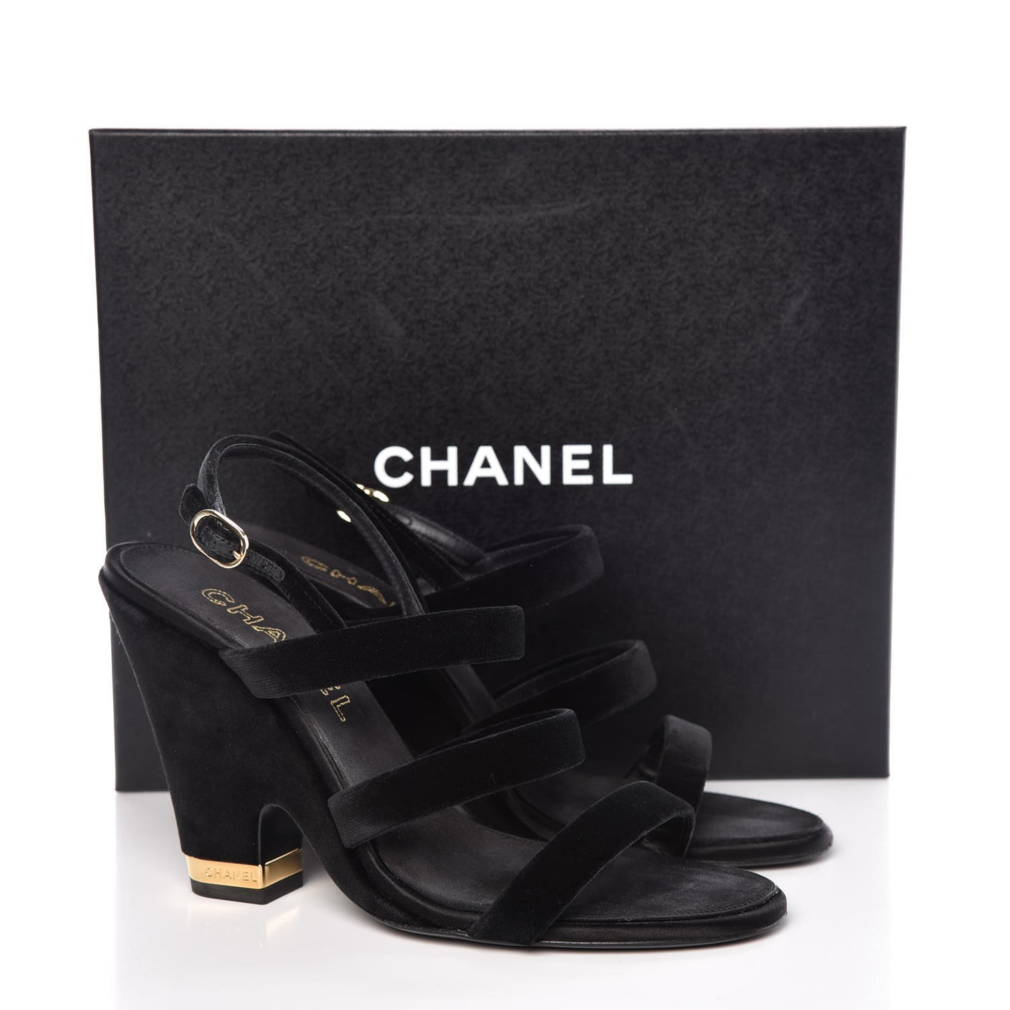 Velvet CC Sandals 41 Black