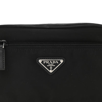 Prada Tessuto Nylon Saffiano Belt Bag Black 7 of 9