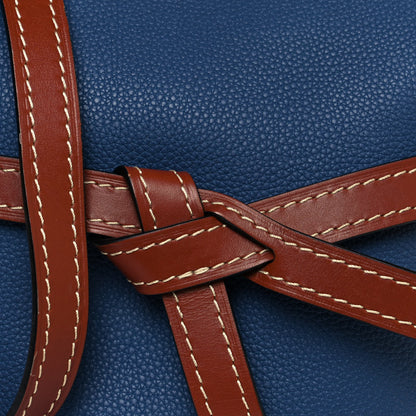 Loewe Grained Calfskin Small Gate Crossbody Bag Varsity Pecan 7 of 11